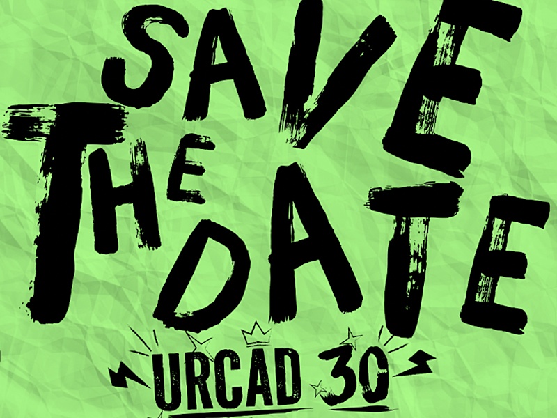 URCAD 30 save the date graphic