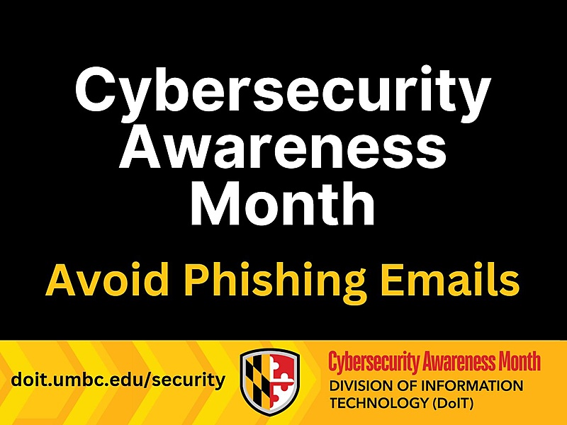 Cybersecurity Awareness Month: Avoid Phishing Emails