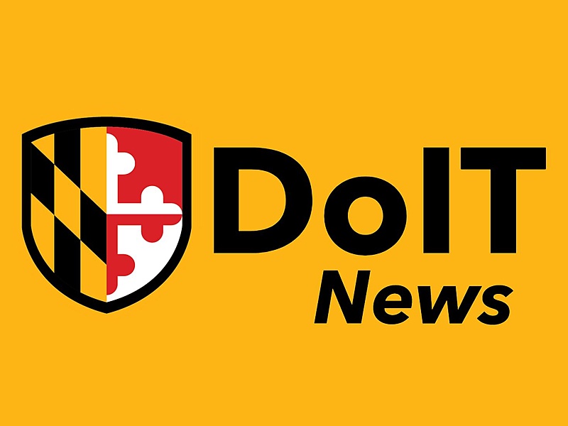 DoIT News with the UMBC shield