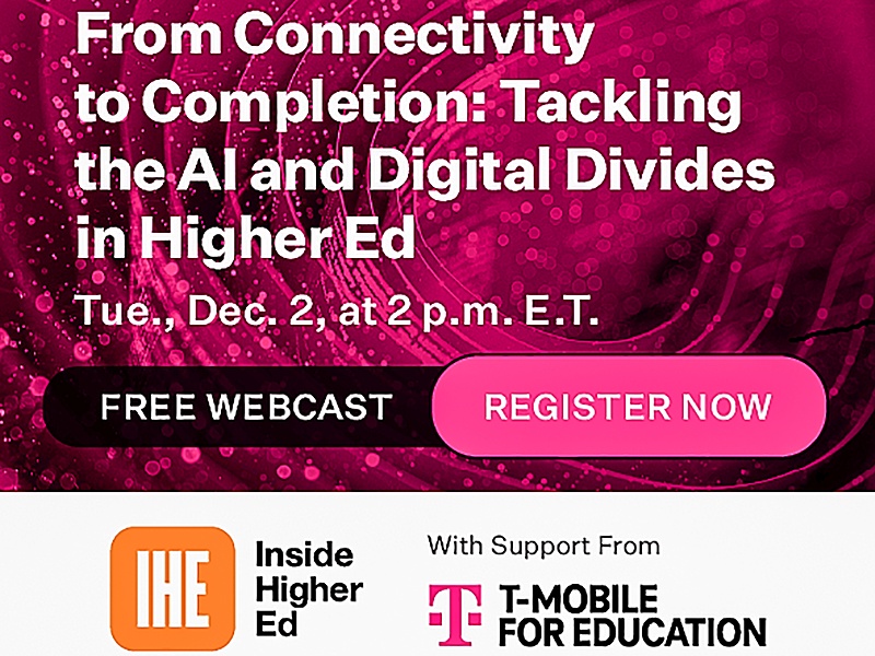 From Connectivity to Completion: Tackling the AI and Digital Divides in Higher Ed