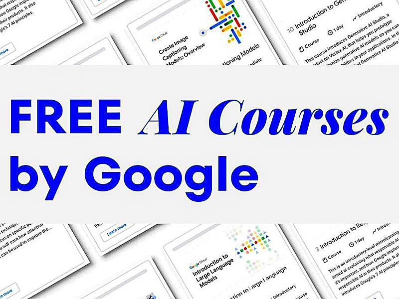 free ai courses by google