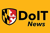 UMBC Shield and the text "DoIT News"