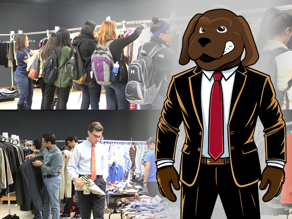 umbc professional clothing drive picture