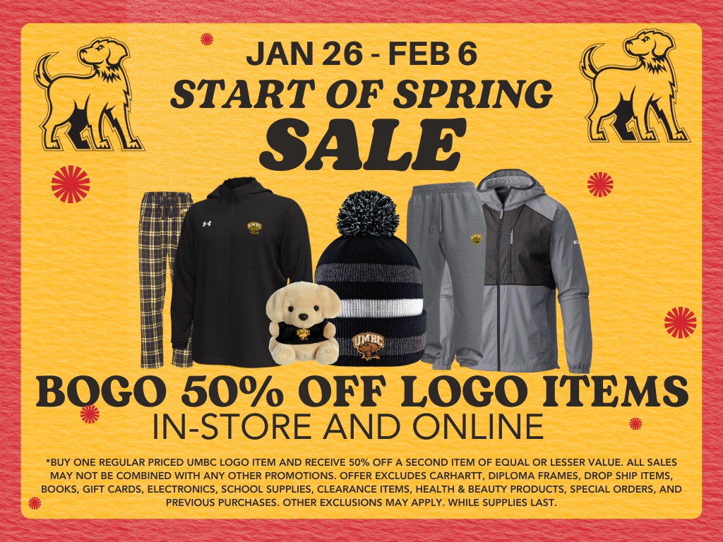 graphic showing information about spring sale.