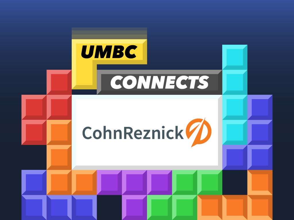 UMBC Connects graphic: CohnReznick logo