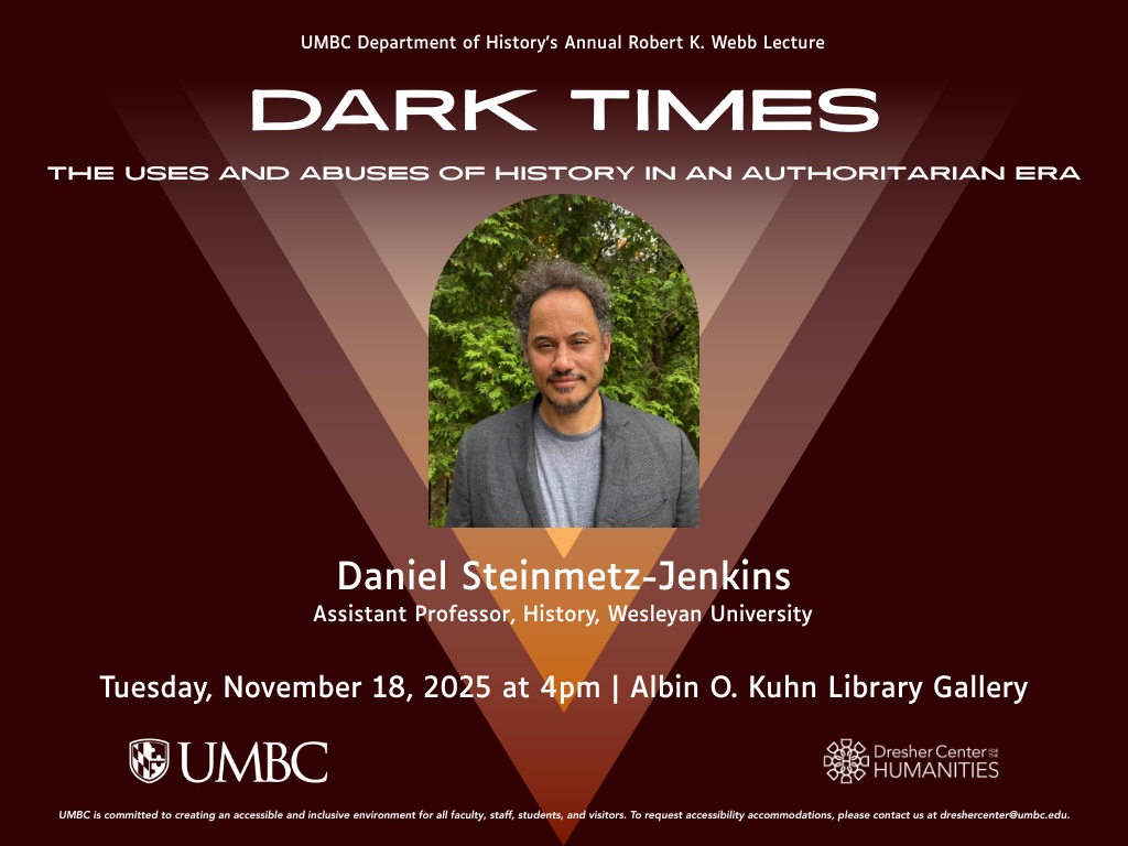 A small version of the Webb Lecture Poster containing an image of the speaker.