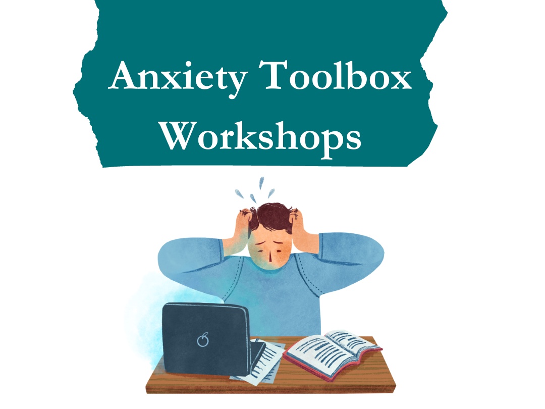 Anxiety Toolbox Workshops
Person looking stressed while looking at their laptop.