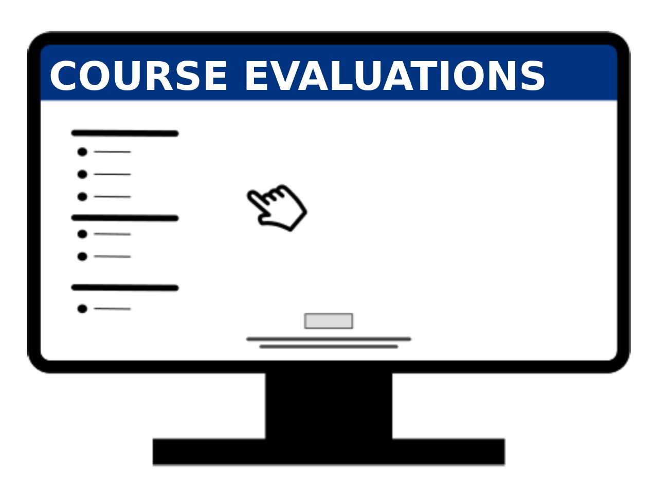 Screen of computer monitor doing an online evaluation