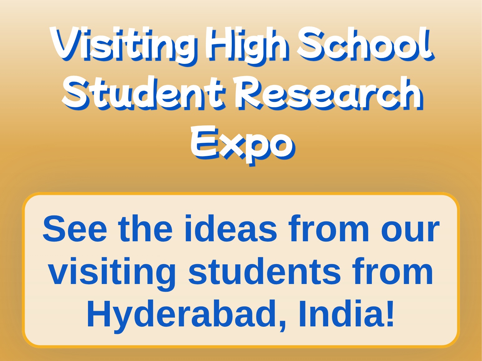 Student research expo
