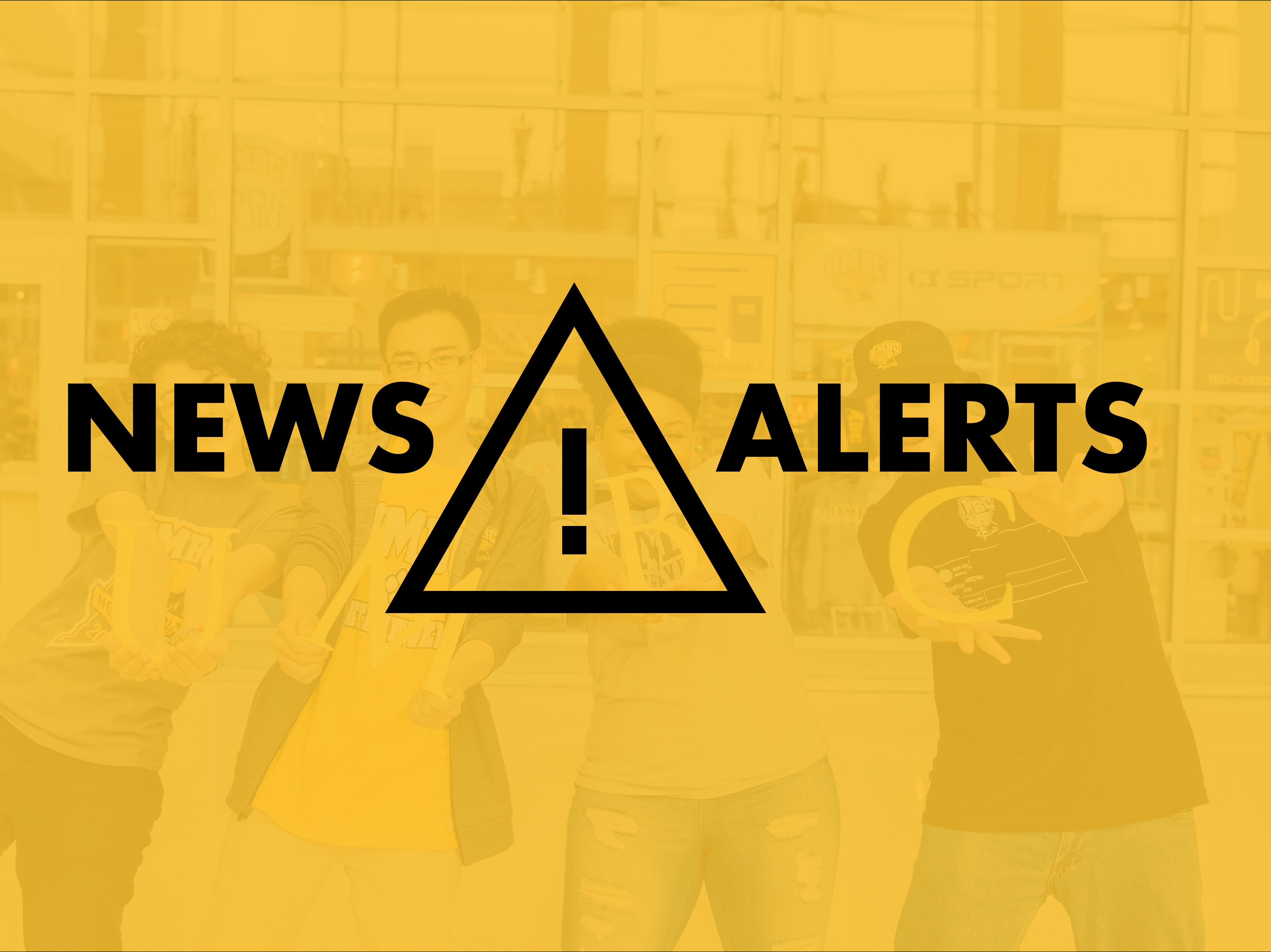New Alerts in Black Text with a black caution triangle.
