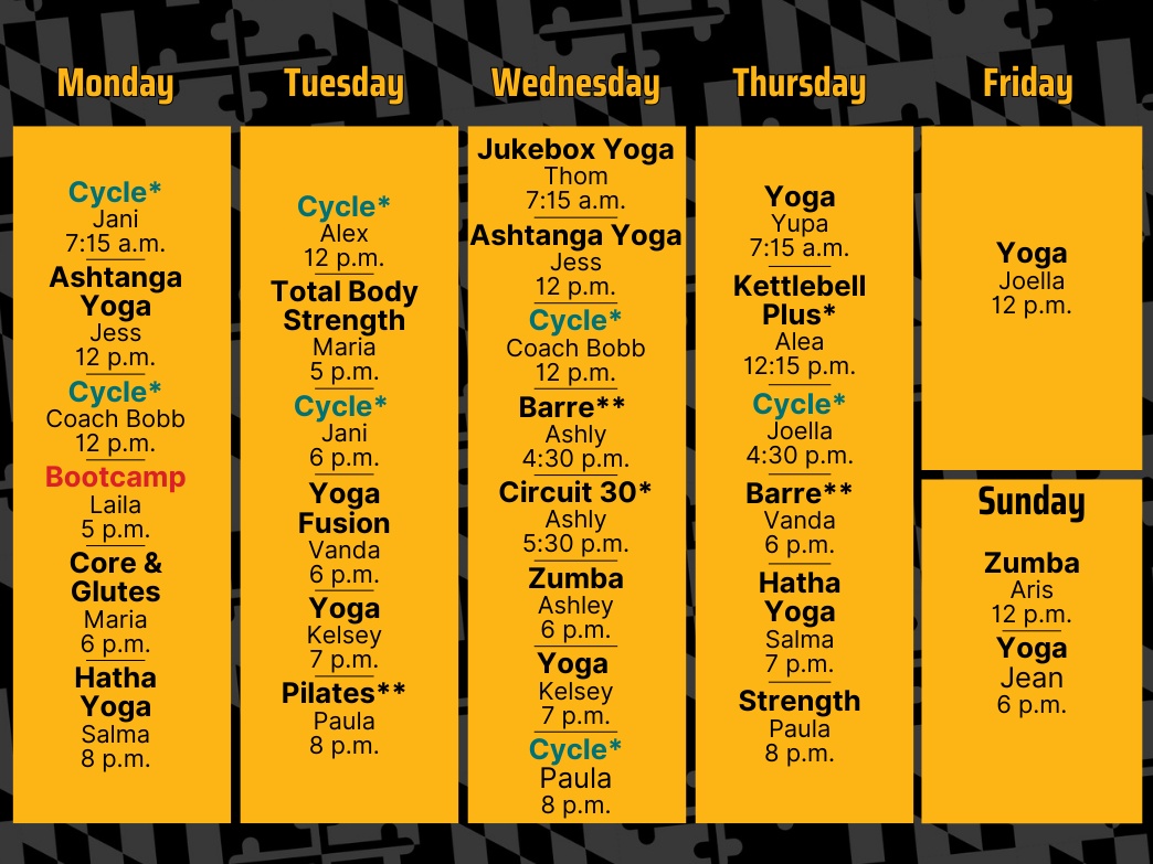 Group Fitness Fall 2025